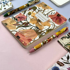 A6 Passport Notebook -  Soft Petals