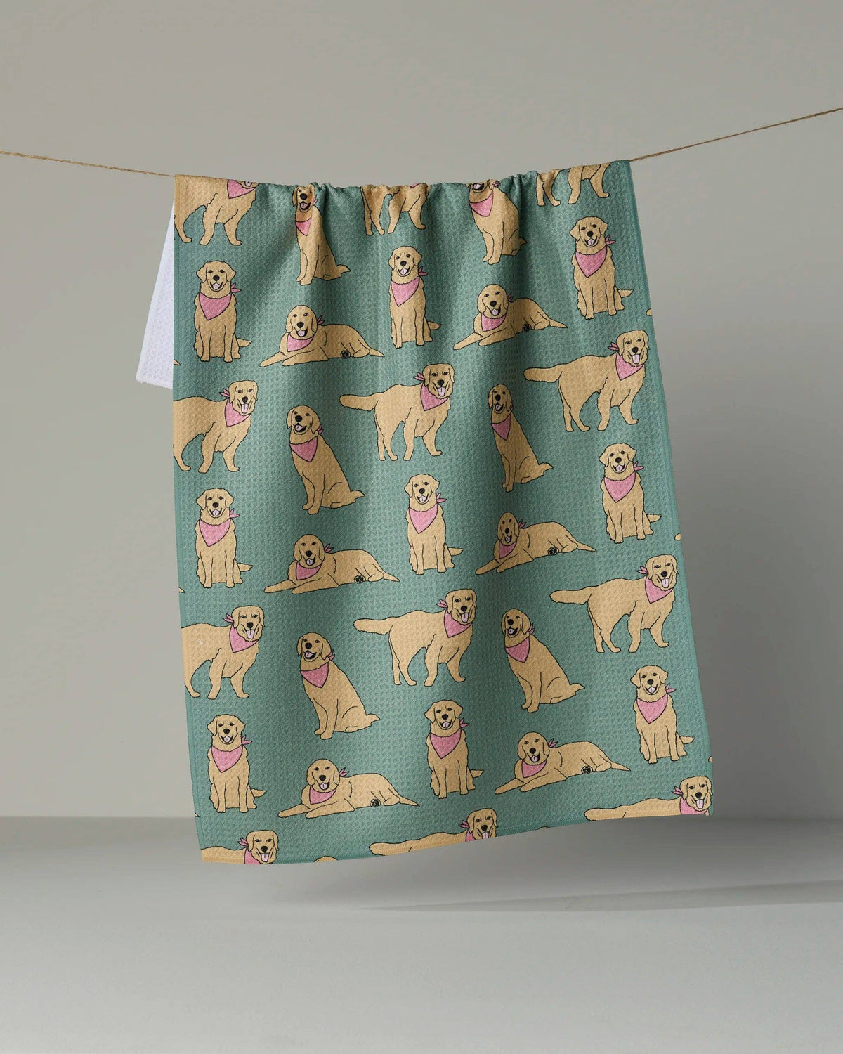Golden Days Tea Towel: Sage