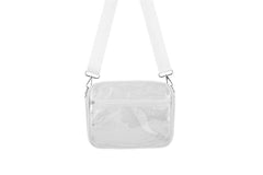 Clear Crossbody Fashion Handbag : Black