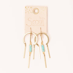 Dream Stone Earring - Turquoise/Silver