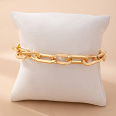 Bold Chunky Gold Link Bracelet | Gold