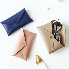 Minimalist Portable Solid Color Eyeglasses Case DP25B926: Apricot