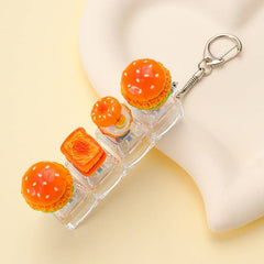 Mini Fast Food Fidget Keyring Bag Charm | 40KC206: B