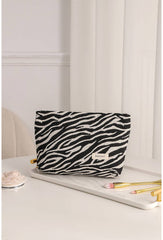 Leopard Jacquard Simple Cosmetic Bag