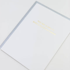 Raise a Rockstar Human Letterpress Greeting Card