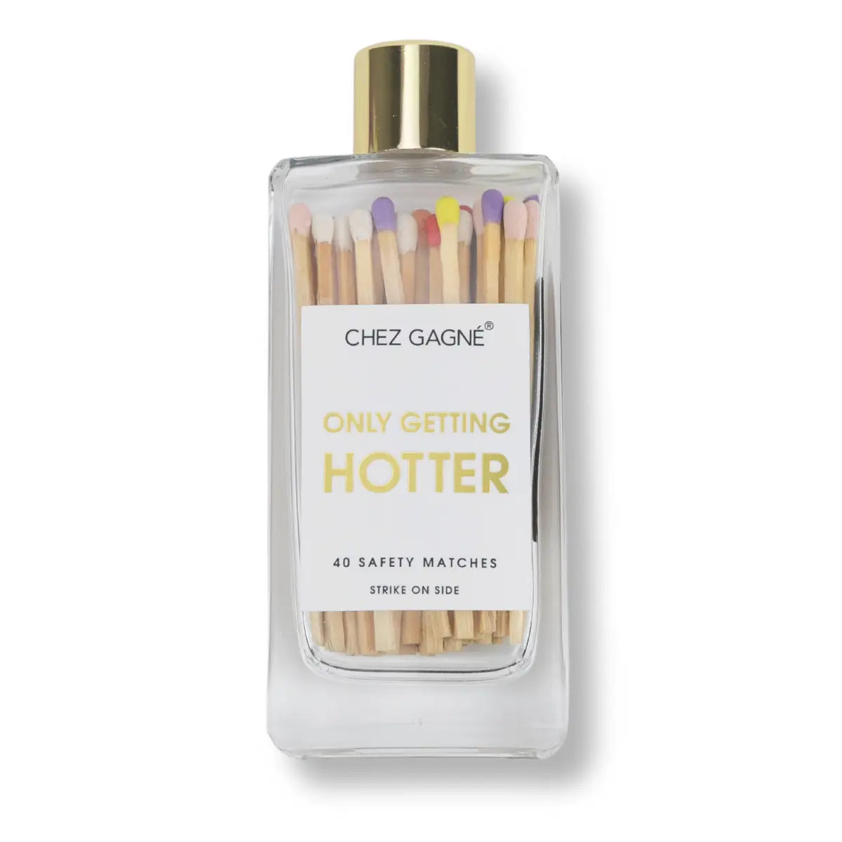 Only Getting Hotter - Rainbow Matches in Glass Bottle