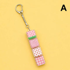 Printed Keyboard Fidget Stress Relief Keychain | 40KC205: C