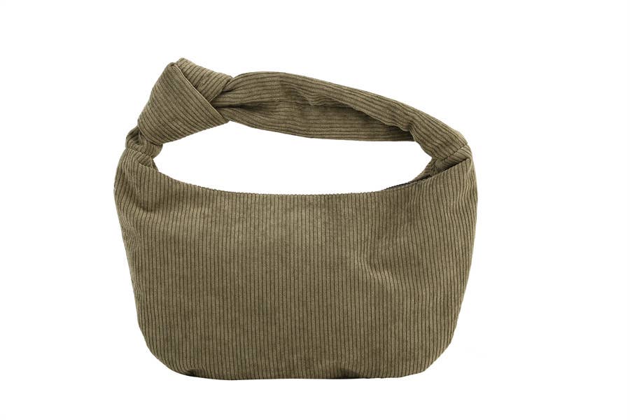 Ladies Hobo Top Handle Handbag: Green