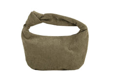 Ladies Hobo Top Handle Handbag: Black