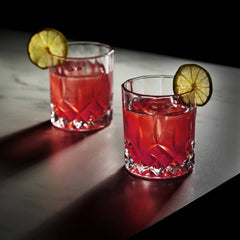 Admiral™ Stemless Crystal Lowball Tumblers - Set of 2