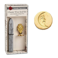 Florentine Brass Stamp Wax Seal Kits: Compass
