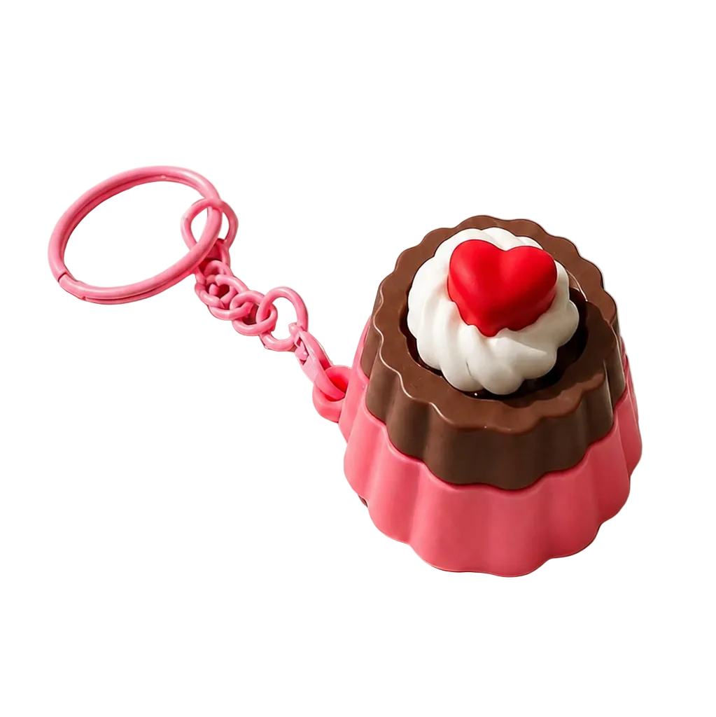 3D Fruit Tart Fidget Keychains | 40KC184: Tart