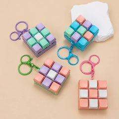 Keyboard Stress Relief Keychain |  WHITE