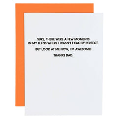 Look At Me Now, I’m Awesome! Thanks, Dad - Father's Day Card