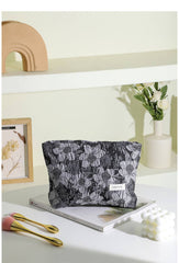 Colorful Embroidered Cosmetic Bag/ Large