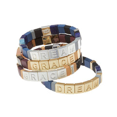 Empower Bracelet - GRIT Silver/Labradorite/Sunstone