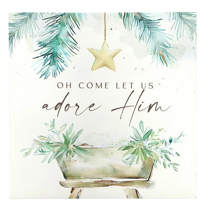 O Holy Night Word Block - Oh Come Let Us