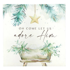 O Holy Night Word Block - Oh Come Let Us