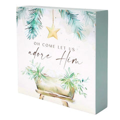 O Holy Night Word Block - Oh Come Let Us