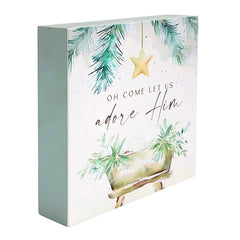 O Holy Night Word Block - Oh Come Let Us