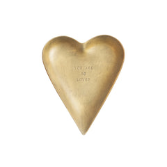 Brass Trinket Tray - "You are so Loved"