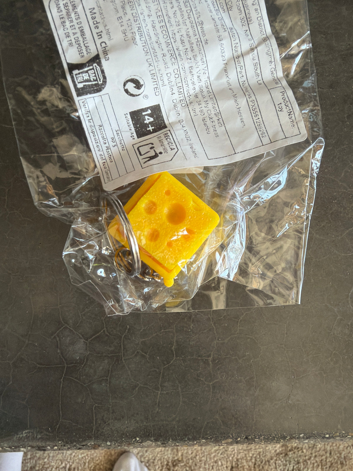 Cheese Click Keychain