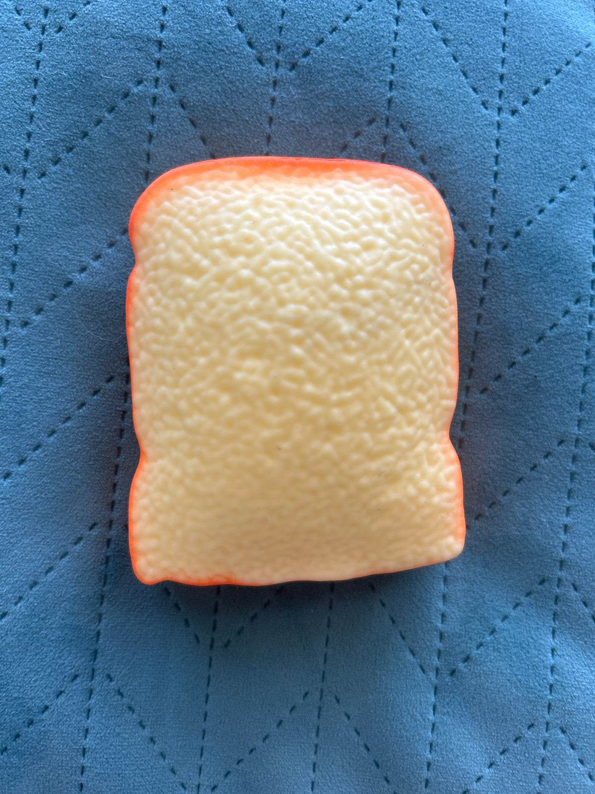 Yellow and Orange Sliced Bread White filled squishy