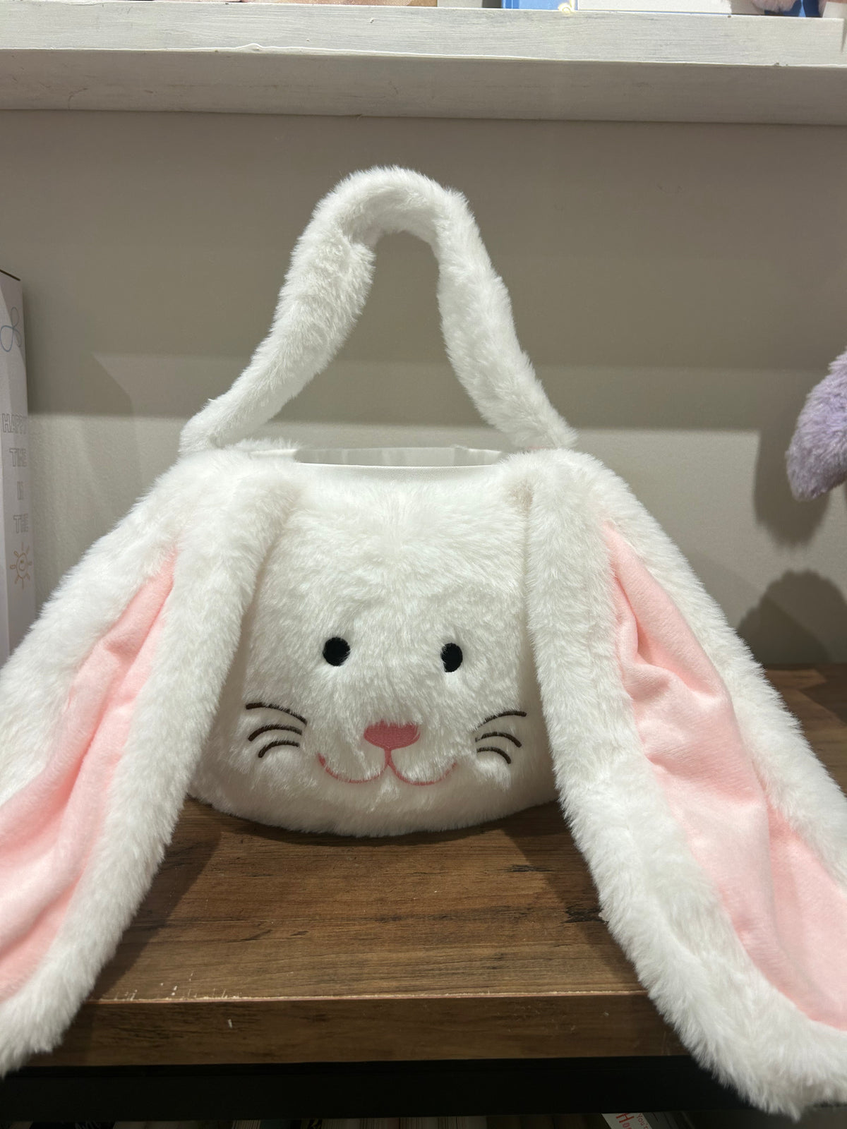 Fuzzy Bunny Easter Basket