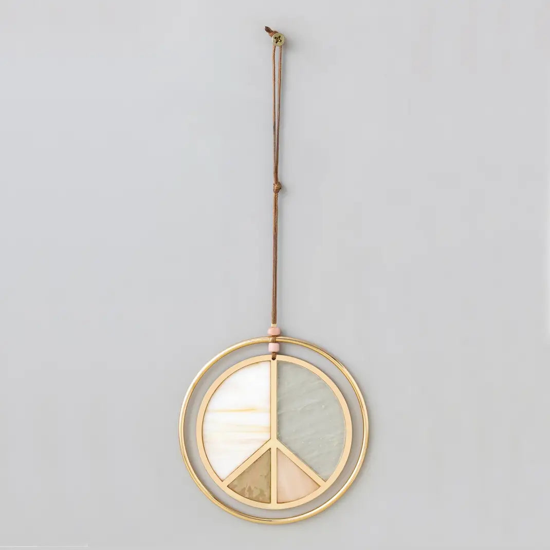 Scout - Stained Glass Light Catcher - Peace