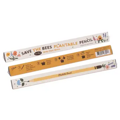 Plantable Seed Pencil - Save the Bees: Eco Friendly Gift