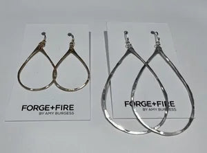 Shelli Earrings - 14k gold - large 3" loop