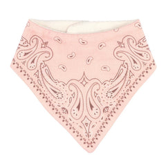 Bandana Bib Set - Flower + Pink - Set of 2
