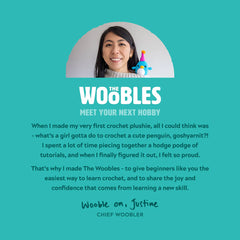 Bacon the Pig - The Woobles Beginner Crochet Kit