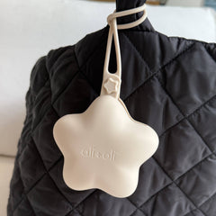 Ali+Oli Silicone Pacifier Case 2 pack Star (Blush & Sand)