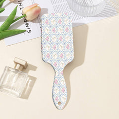 Large Paddle Hair Brush - Cow + Brown