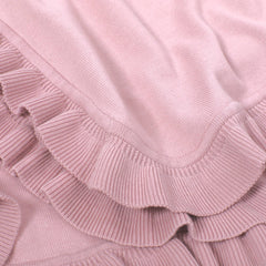 Milan Earthy Baby Blanket Sweater Knit (Organic Cotton): Oatmeal Heather / One Size