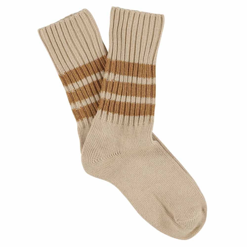 Women Stripes Crew Socks - Pink / Brown: EU 36/41   UK 3.5/7   US 6/9.5