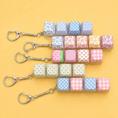 Printed Keyboard Fidget Stress Relief Keychain | 40KC205: C