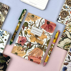 A6 Passport Notebook -  Soft Petals