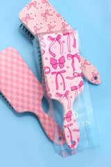 Large Paddle Hair Brush - Cow + Brown