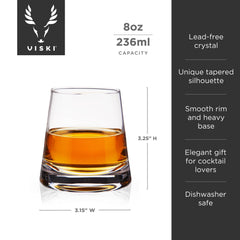 Raye™ Burke Crystal Whiskey Glasses - Set of 2