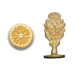 Florentine Brass Wax Seal Stampers: Heart Shape