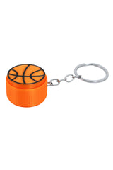 Assorted Sports Balls Soft Clicky Keycap Fidget Keychain