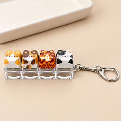 Printed Keyboard Fidget Stress Relief Keychain | 40KC205: C