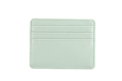 Faux Leather Ladies Card Holder: Pink