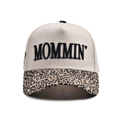 MOMMIN Embroidered Trucker Hat - Vintage Style | Black