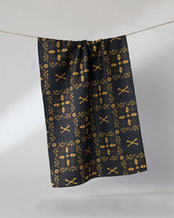 Midnight Bandana Tea Towel