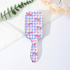 Large Paddle Hair Brush - Cow + Brown