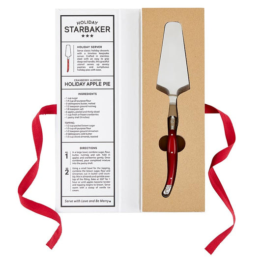 Be Merry Red Handled Dessert Server