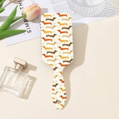 Large Paddle Hair Brush - Cow + Brown